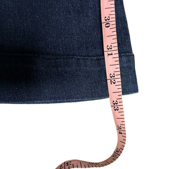 Altar'd State Dark Wash Front Seam Flare Bell Bottom Jeans Size 27 - Picture 8 of 8